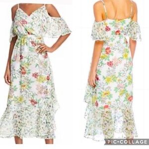 Nanette Lepore Women's Floral Cold Shoulder Dress